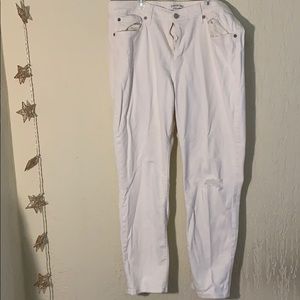 White Stretchy pants